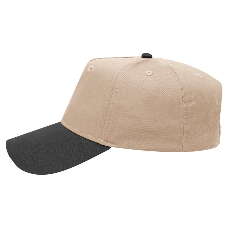 Mountain Silhouette with Moon -2 lines text - (PERSONALIZE) -OttoCap 31-069-0332