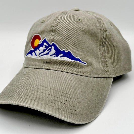 Snow Capped Mountains CO Sun