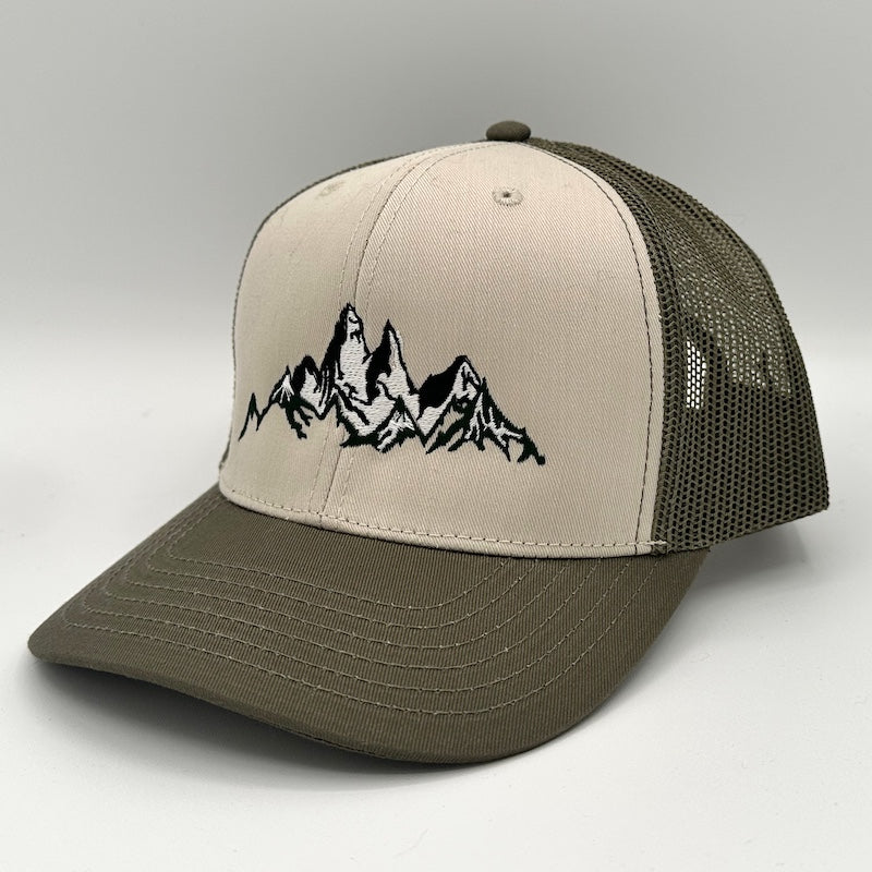 Mountain Cap  - Silhouette Design - Tall Peaks
