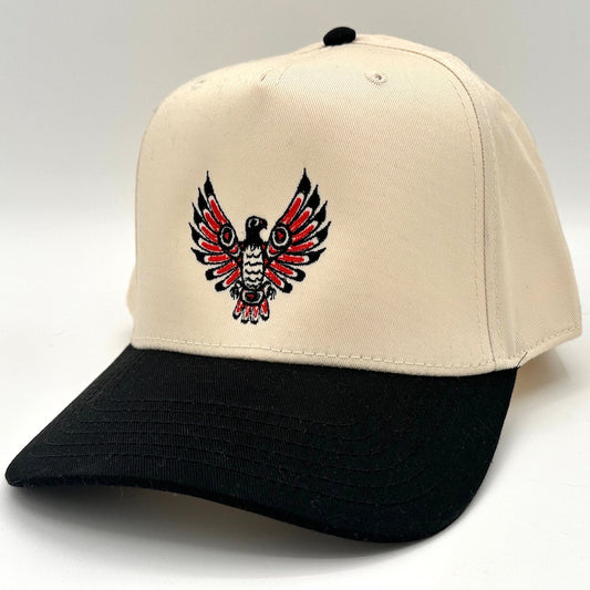 Cap - Native American Eagle Black-Red