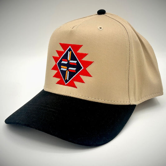 Native American Hat - Red_Orange Symbol