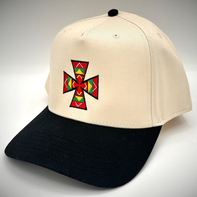 Native American Cap. - Red Cross
