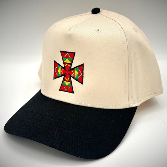 Native American Cap. - Red Cross